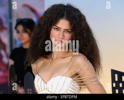 Londres, Royaume-Uni. 29 juillet 2026. Zendaya assistant à la première britannique de Spider-Man Brand New Day, Leicester Square. Credit: Doug Peters/EMPICS/Alamy Live News Banque D'Images