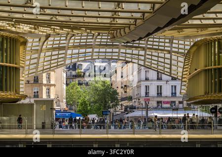 France, Paris, quartier des Halles, Forum des Halles Banque D'Images