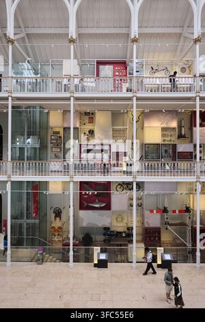 Intérieurs du Musée national d'Écosse, sur Chambers Street à Édimbourg, Royaume-Uni. Banque D'Images