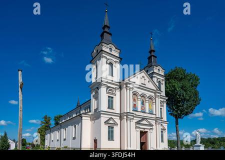 Église Saint-Jean-Baptiste, Wysokie Mazowieckie, Pologne Banque D'Images