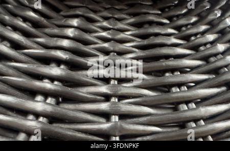 Fond texture en rotin tissé naturel, motif en osier organique, matériau fait main pour le tissage de paniers, meubles, design d'intérieur, décoration intérieure, artisanat p Banque D'Images