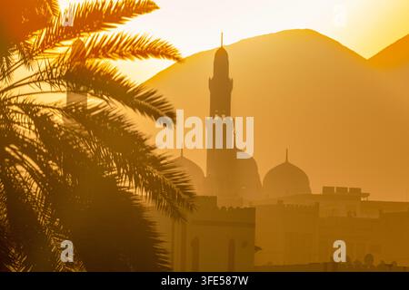 de belles images des mosquées d'Oman Banque D'Images