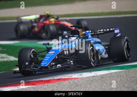 Monza, Italie. 4 septembre 2026. Luke BROWNING (GBR) pilotant pour Williams lors de la séance d'entraînement libre 1 du 2026 PIRELLI GRAN PREMIO D'ITALIA à l'Autodromo Nazionale de Monza (Italie), 13e tour du championnat du monde de F1 de la FIA 2026. Credit: Riccardo Righetti/Alamy Live News Banque D'Images
