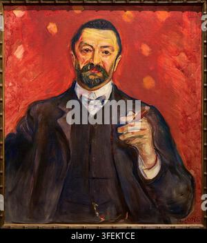 Portrait de Felix Auerbach, 1906, Edvard Munch (1863-1944), Van Gogh Museum, Amsterdam, Pays-Bas Banque D'Images
