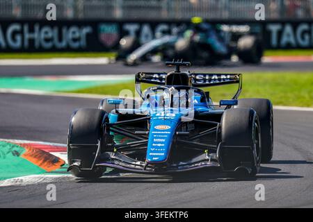 Monza, Italie. 04 sep, 2026. Luke Browning (GBR) 46 Williams en essais pendant le Grand Prix d'Italie Pirelli de Formule 1 2026, Round 13 du Championnat du monde de Formule 1 2026 du 4 au 6 septembre 2026 sur le Circuit de Monza, Monza, Italie. Credit: Robbie Hoad/Every Second Media Credit: Every Second Media/Alamy Live News Banque D'Images