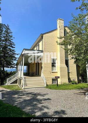 Maison principale, Thomas Cole National Historic Site, Catskill, comté de Greene, New York, États-Unis Banque D'Images