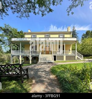 Maison principale, Thomas Cole National Historic Site, Catskill, comté de Greene, New York, États-Unis Banque D'Images