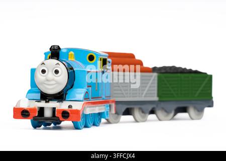 Série Takara Tomy Tomika Thomas le petit train – Thomas le petit train est extrêmement populaire au Japon. Banque D'Images