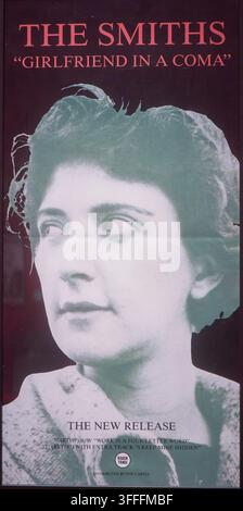 „The Smiths Girlfriend In A Coma“, Affiches promotionnelles de 1987 Banque D'Images