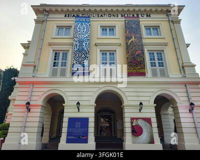 Le musée des civilisations asiatiques (ACM) à Singapour est un musée national situé au 1 Empress Place Banque D'Images