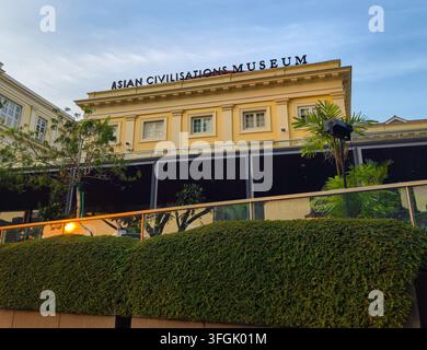 Le musée des civilisations asiatiques (ACM) à Singapour est un musée national situé au 1 Empress Place Banque D'Images