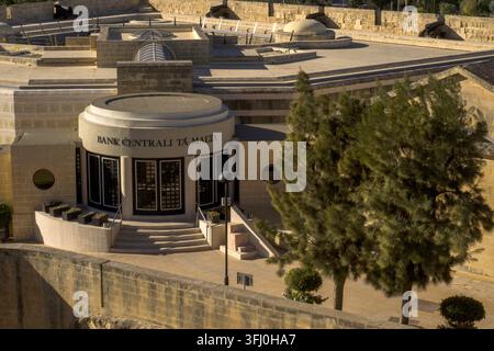 Malte - la Valette, Banque centrale de Malte Banque D'Images