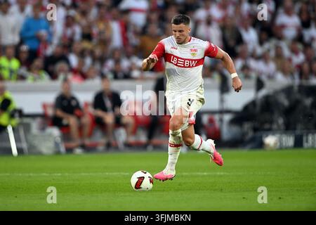 Football ; Journée 04 ; Bundesliga [Bundesliga] ; Saison 2026/2027 ; Stuttgart contre Borussia Dortmund le 19 septembre 2026 à Stuttgart. UBz : 09 Ermedin Demirovic, Stuttgart. Banque D'Images