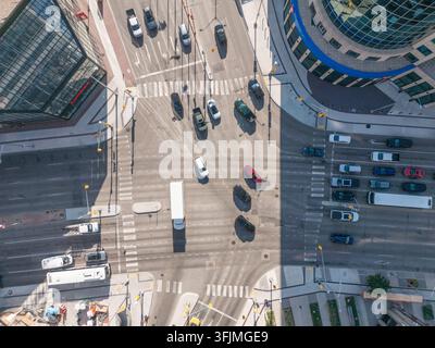 Vue de dessus de Portage et Main Banque D'Images
