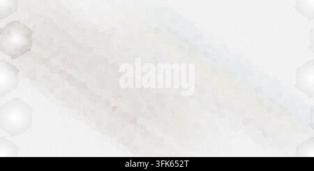 Un fond aquarelle abstrait présentant des traits de pinceau arc-en-ciel pastel doux, une texture subtile et des effets de lumière lumineux le long des bords. Banque D'Images