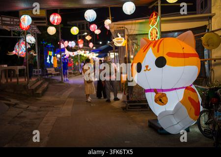 Lumières du festival du milieu de l'automne à Shek O le 23 septembre 2026 à Hong Kong. (Photo de Vernon Yuen/Nexpher Images) Banque D'Images