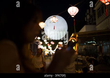 Lumières du festival du milieu de l'automne à Shek O le 23 septembre 2026 à Hong Kong. (Photo de Vernon Yuen/Nexpher Images) Banque D'Images