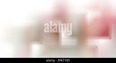 Fond abstrait avec formes géométriques et flou doux Banque D'Images