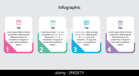 Infographie d'entreprise Illustration de Vecteur