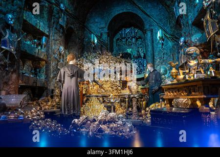 Voûte Lestrange de Harry Potter et les Reliques de la Mort – Partie 2, photographiée dans le Hertfordshire, Angleterre, Royaume-Uni le 7 juin 2026. Banque D'Images