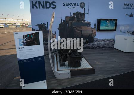 PARIS, FRANCE - 2025/06/19 : Le 55e salon de l'aéronautique de Paris à Le Bourget, en juin 2025, où l'industrie aérospatiale et de la défense présente ses avions, ses miss Banque D'Images