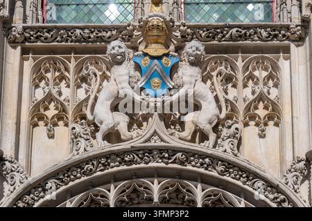 France. Normandie. Seine Maritime. Rouen. Place de la Pucelle. Hôtel de Bourgtheroulde. Ancien manoir privé construit au XVIe siècle par le seigneur de Banque D'Images