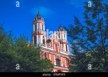 Lituanie, Vilnius, Église Saints-Jacques-et-Philippe à Vilnius Banque D'Images