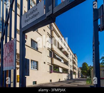Karl-Marx-Hof Cour Karl Marx ensemble de logements sociaux, porte d'entrée Vienne 19. Döbling Vienne Autriche Banque D'Images