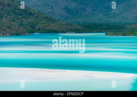Hill Inlet sur Whitsunday Island dans le Queensland - Australie Banque D'Images