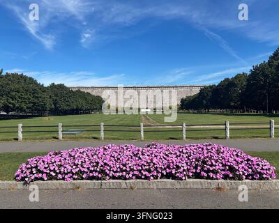 Le dernier jour de l'été 2026 à la Kensico Dam Plaza à Valhalla Westchester, New York Banque D'Images