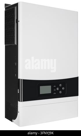 Onduleur solaire hybride avec écran LCD pour la conversion d'énergie Banque D'Images