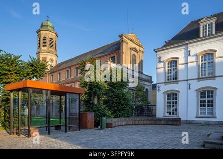 Ancienne abbaye de Drongen du XVIIe siècle, complexe monastique et maison de retraite jésuite près de Gand, Flandre orientale, Belgique Banque D'Images