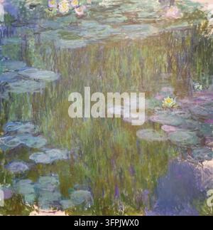 Claude Monet, Nymphéas, 1914–1917, peinture impressionniste, Musée Barberini, Potsdam, Berlin, Allemagne Banque D'Images