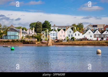À travers la rivière Exe au passage de la ferry de Topsham, East Devon Banque D'Images