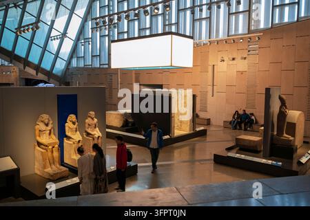 Le Grand Musée Égyptien, GEM, Le Caire, Égypte Banque D'Images
