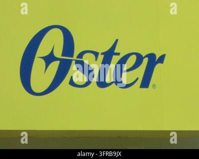 Logo de la célèbre marque d'électroménager OSTER.Editorial, illustration éditoriale. Venezuela, Caracas, 30 août 2026. Banque D'Images