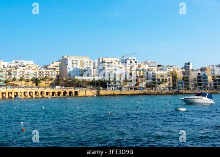 Ville de Marsaskala - Malte Banque D'Images
