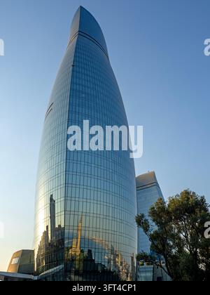 Les Tours de Flamme, Bakou Banque D'Images