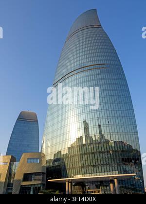 Les Tours de Flamme, Bakou Banque D'Images