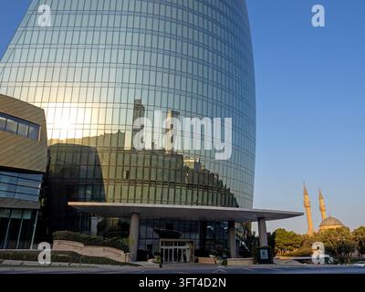 Les Tours de Flamme, Bakou Banque D'Images