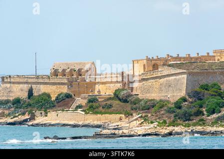 Fort St Elmo à La Valette – Malte Banque D'Images