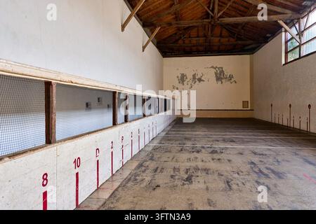 Trinquet, La Bastide-Clairence, Aquitaine, Pyrénées-Atlantiques (64), Pays basque français, France Banque D'Images