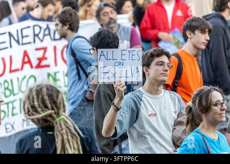 Rome, Italie. 16 oct., 2026. Grève pour le climat, manifestation de Friday for future .Rome, Vendredi 16 Octobre 2026 (Photo Mauro Scrobogna/LaPresse) Grève climatique, manifestation Fridays for Future. Rome, Vendredi, 16 Octobre 2026 (Photo de Mauro Scrobogna/LaPresse) Crédit : LaPresse/Alamy Live News Banque D'Images
