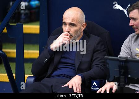 Manager de Manchester City Enzo Maresca avant le match de Premier League à l'Etihad Stadium, Manchester. Date de la photo : samedi 17 octobre 2026. Banque D'Images