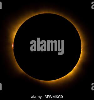 Éclipse totale de soleil de 2026 Banque D'Images