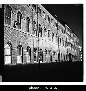 Cornish Place, Sheffield. Photographie analogique, 2013. Banque D'Images