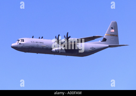 Lockheed C-130J Hercules exploités par l'US Air Force au départ de RAF Fairford Banque D'Images