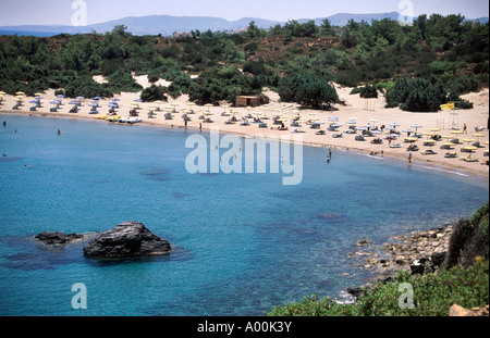 Lindi Lindos Rhodes Rhodes Grèce Banque D'Images