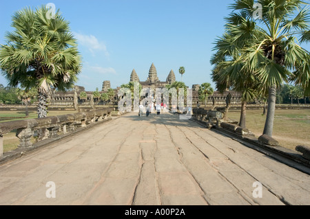 Ankor Wat Temple Cambodge Asie du sud-est Banque D'Images