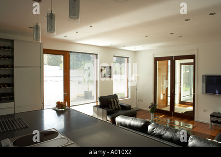 Cuisine Salle à manger en chambre moderne Banque D'Images